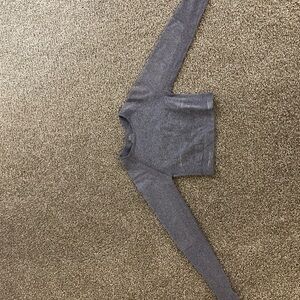 Gymshark Heathered Blue Long Sleeve Top